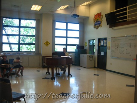 Faith Academy music room