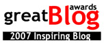 Inspiring Great Blog Award 2007